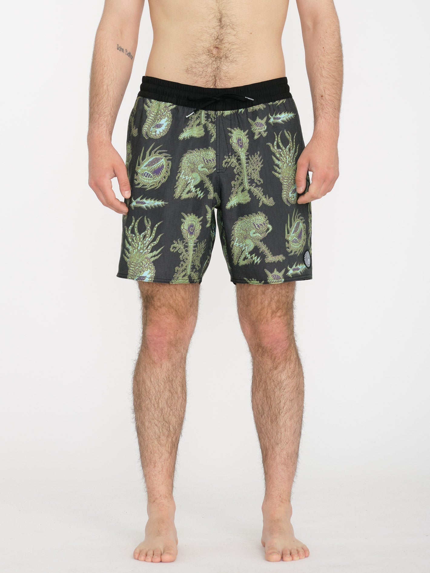 Tetsunori Trunk 17" Boardshort - BLACK