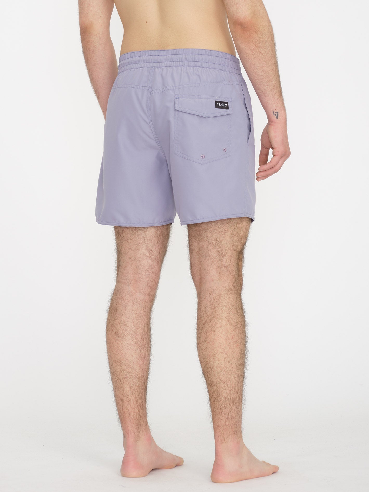Lido Solid Trunk 16" Boardshort - VIOLET DUST