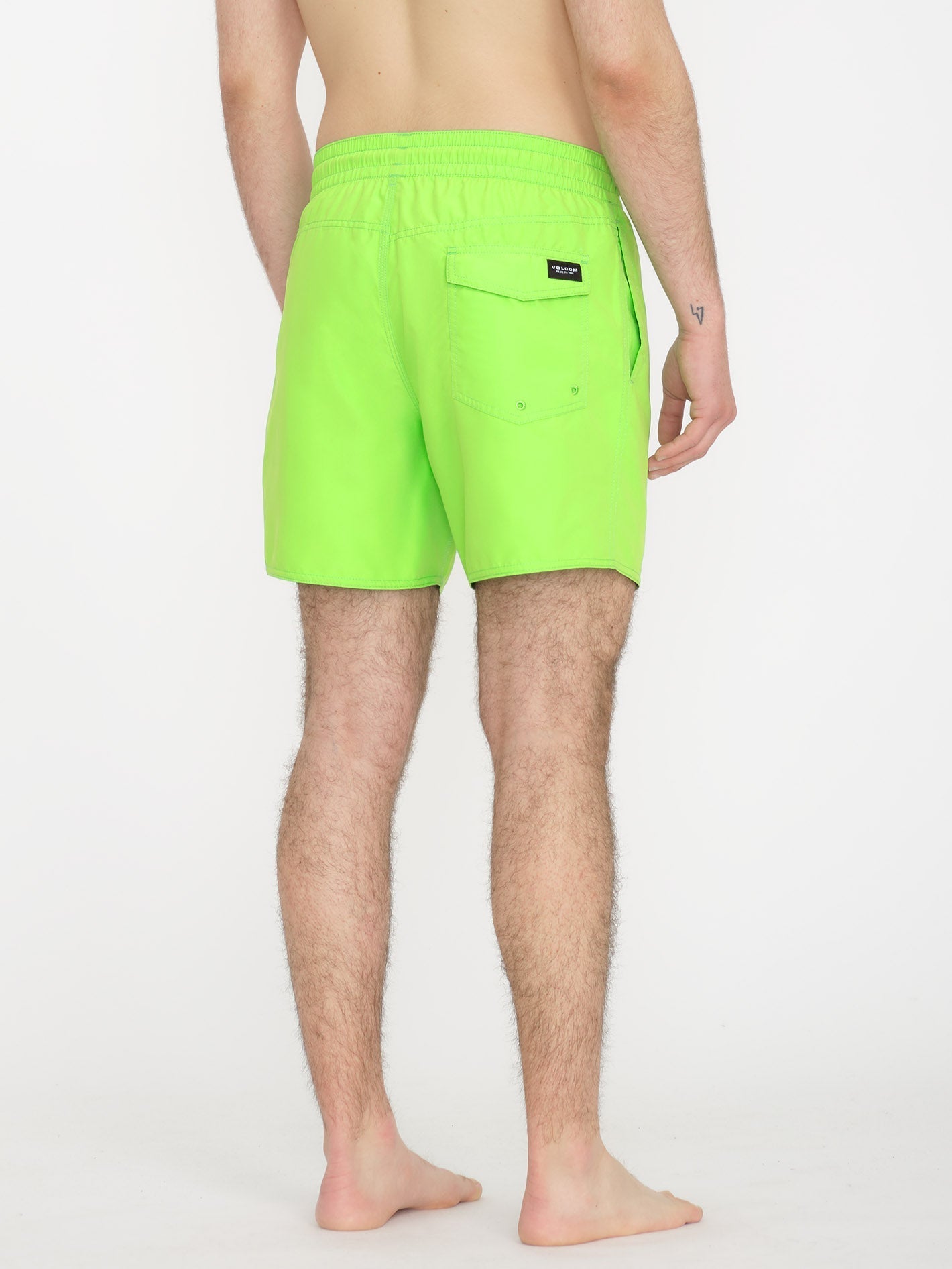 Lido Solid Trunk 16" Boardshort - ELECTRIC GREEN