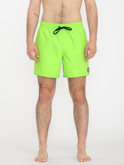 Lido Solid Trunk 16" Boardshort - ELECTRIC GREEN