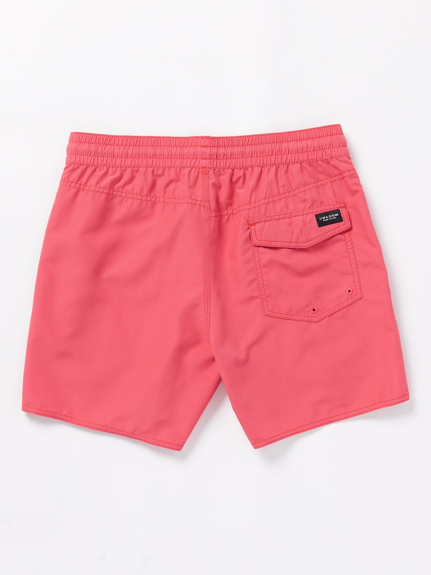 Lido Solid Trunk 16" Boardshort - WASHED RUBY