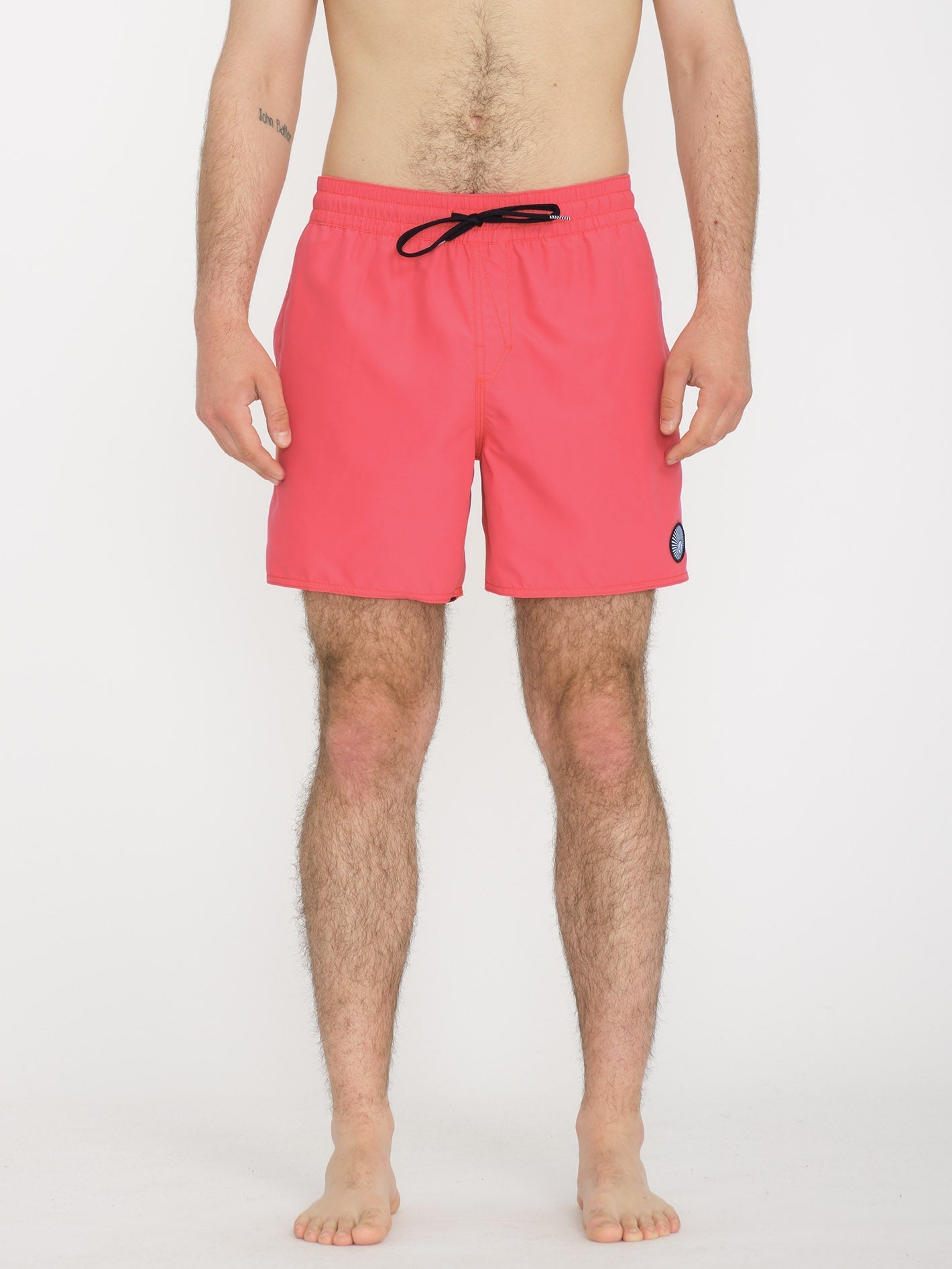 Lido Solid Trunk 16" Boardshort - WASHED RUBY