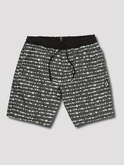 Stripe Dot Trunks 18" Boardshort  - Asphalt Black