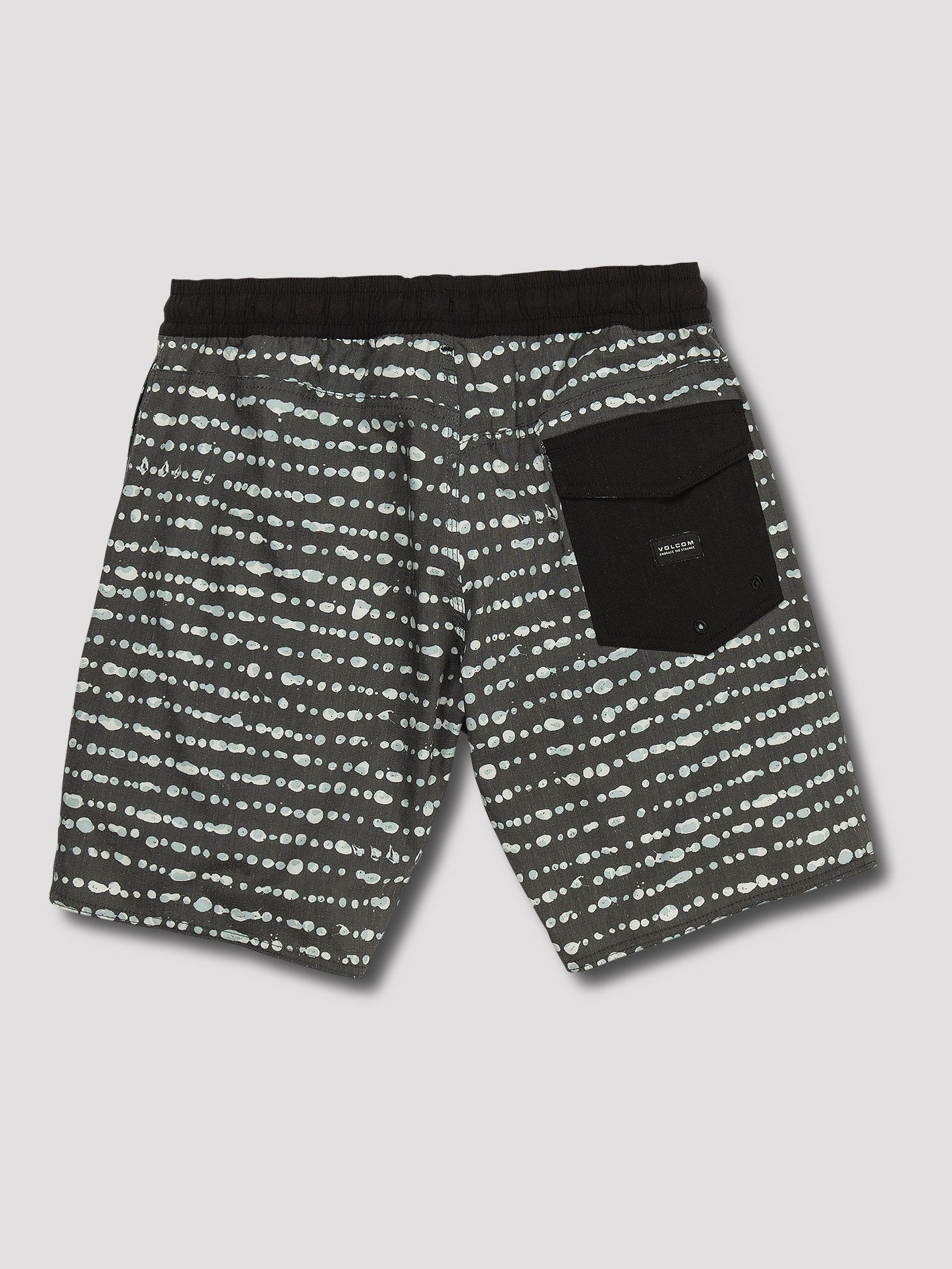 Stripe Dot Trunks 18" Boardshort  - Asphalt Black