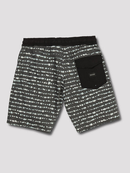 Stripe Dot Trunks 18" Boardshort  - Asphalt Black