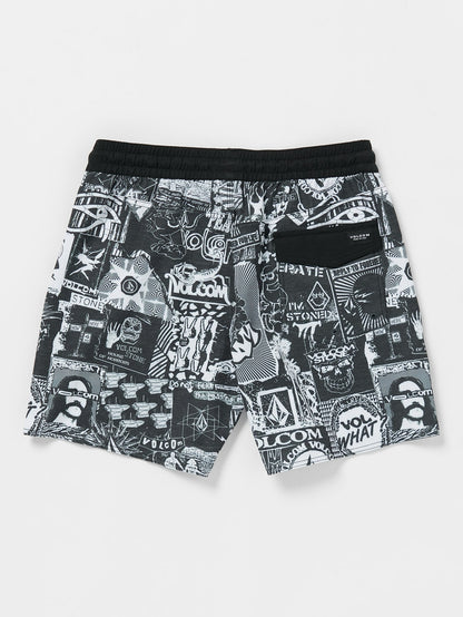 Refute Stoney Trunk 17" Boardshort - Black