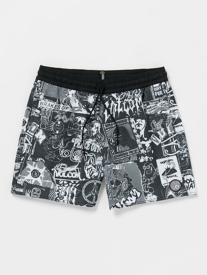 Refute Stoney Trunk 17" Boardshort - Black