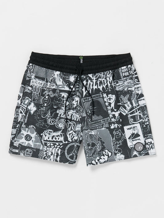 Refute Stoney Trunk 17" Boardshort - Black