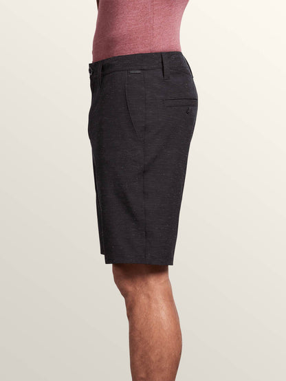 Frickin Surf N' Turf Slub Hybrid Shorts - Black