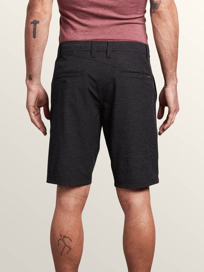 Frickin Surf N' Turf Slub Hybrid Shorts - Black