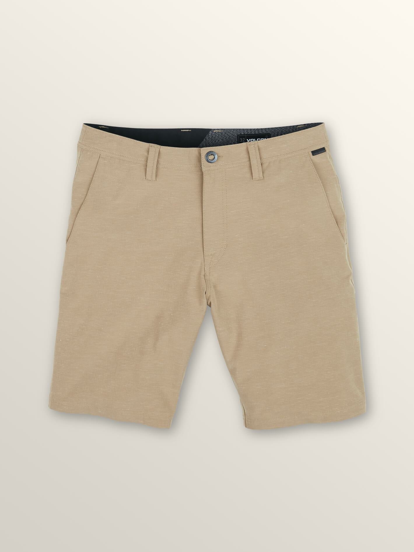 Frickin Surf N' Turf Slub Hybrid Shorts - Sand Brown