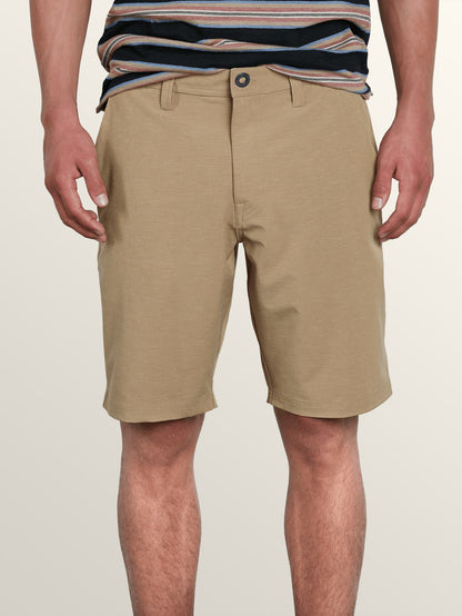 Frickin Surf N' Turf Slub Hybrid Shorts - Sand Brown