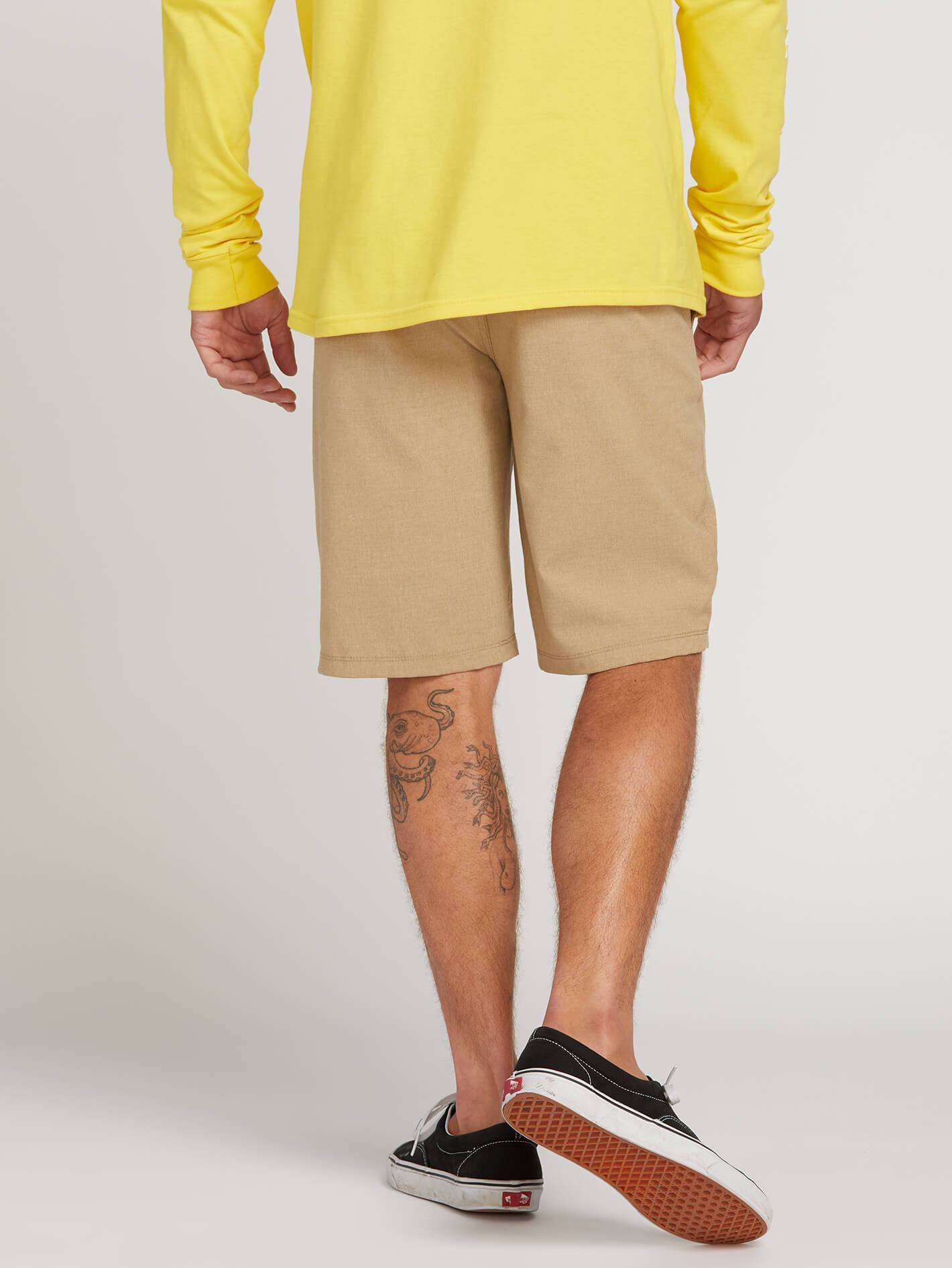 Frickin Surf N' Turf Static Hybrid Shorts - Dark Khaki