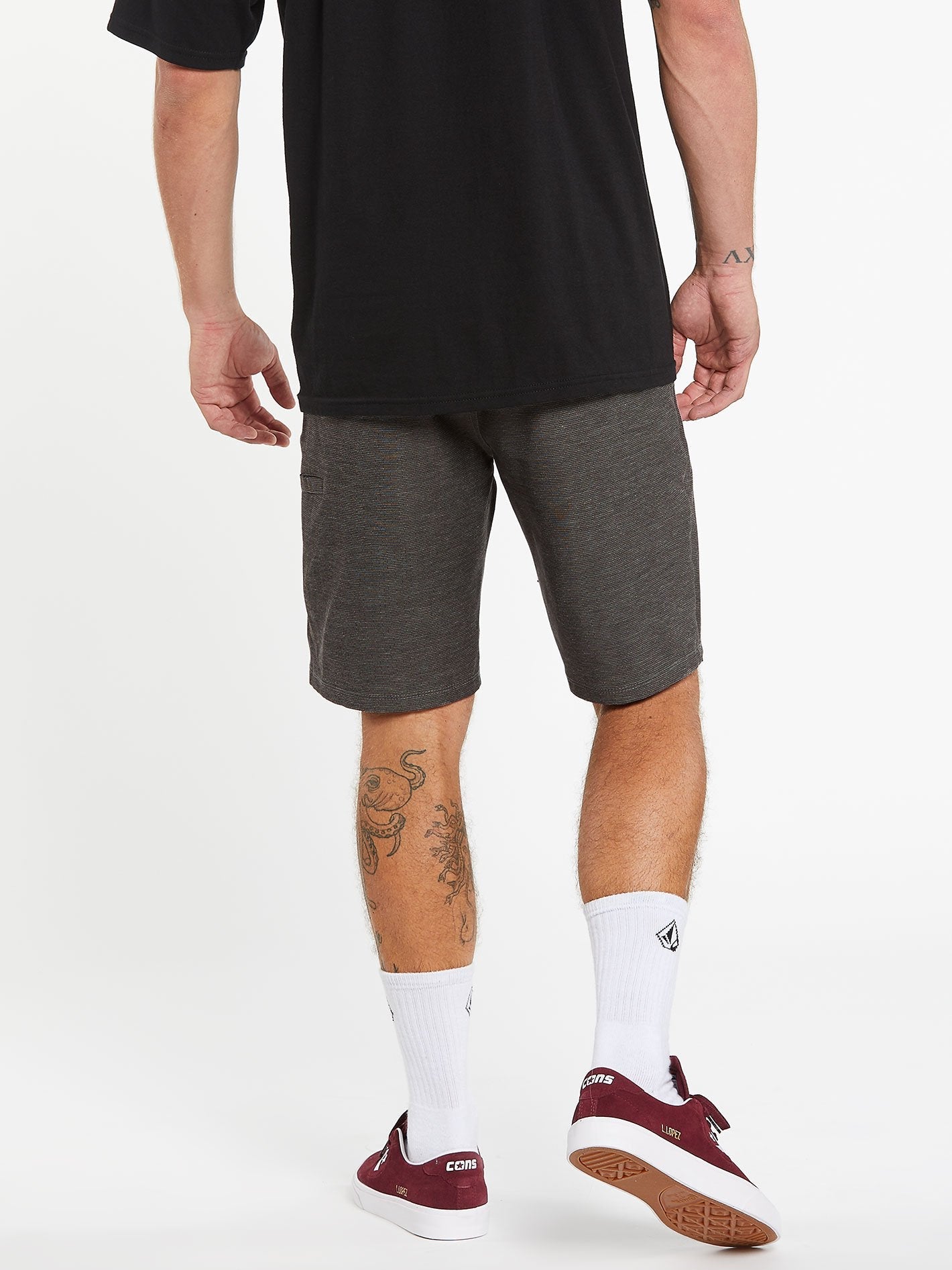 Frickin Surf'N'Turf Slub 20" Hybrid Short - Black