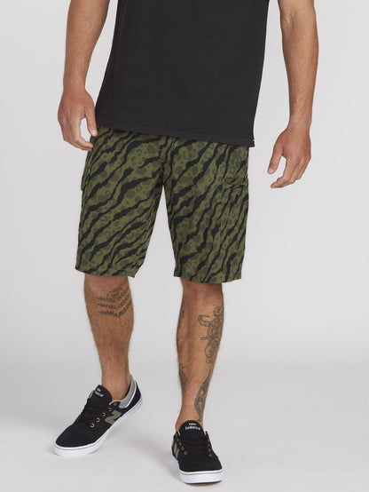 Snt Dry Cargo 21" Boardshort - Army Green Combo