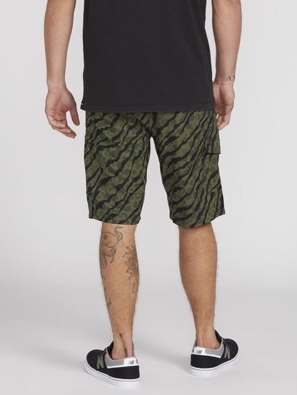 Snt Dry Cargo 21" Boardshort - Army Green Combo