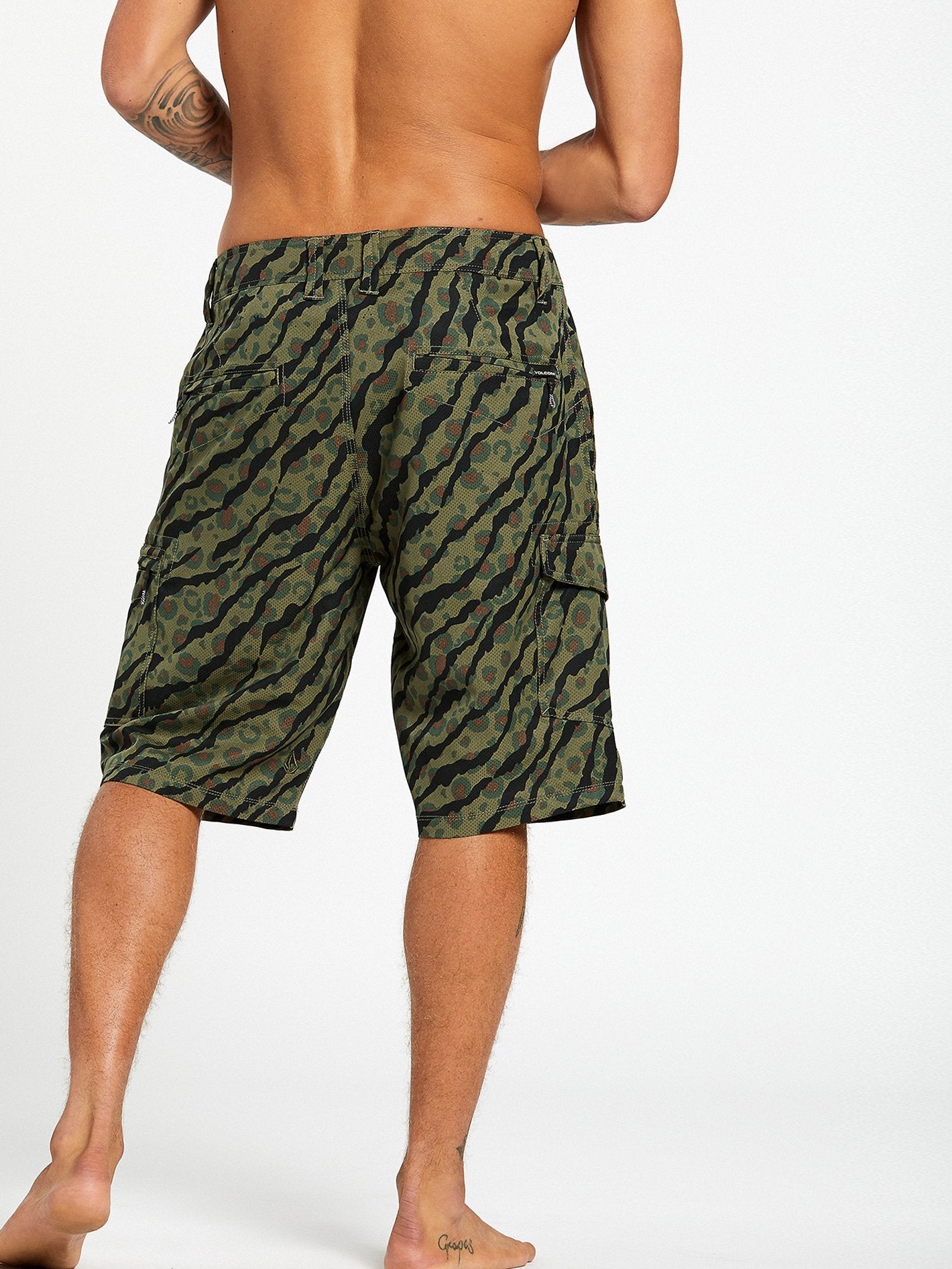 Snt Dry Cargo 21" Boardshort - Army Green Combo