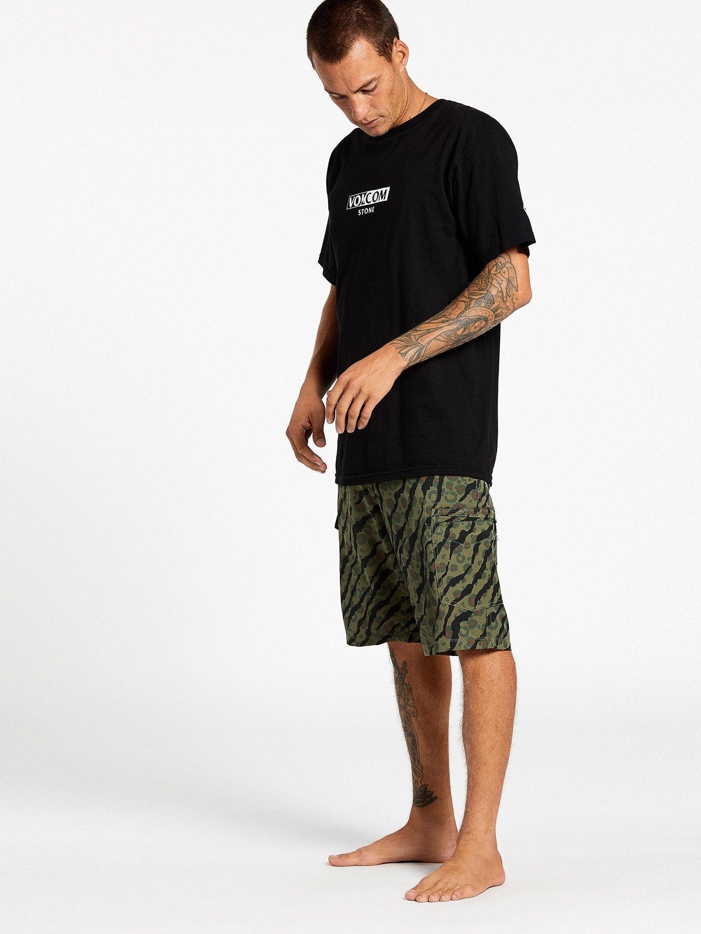 Snt Dry Cargo 21" Boardshort - Army Green Combo
