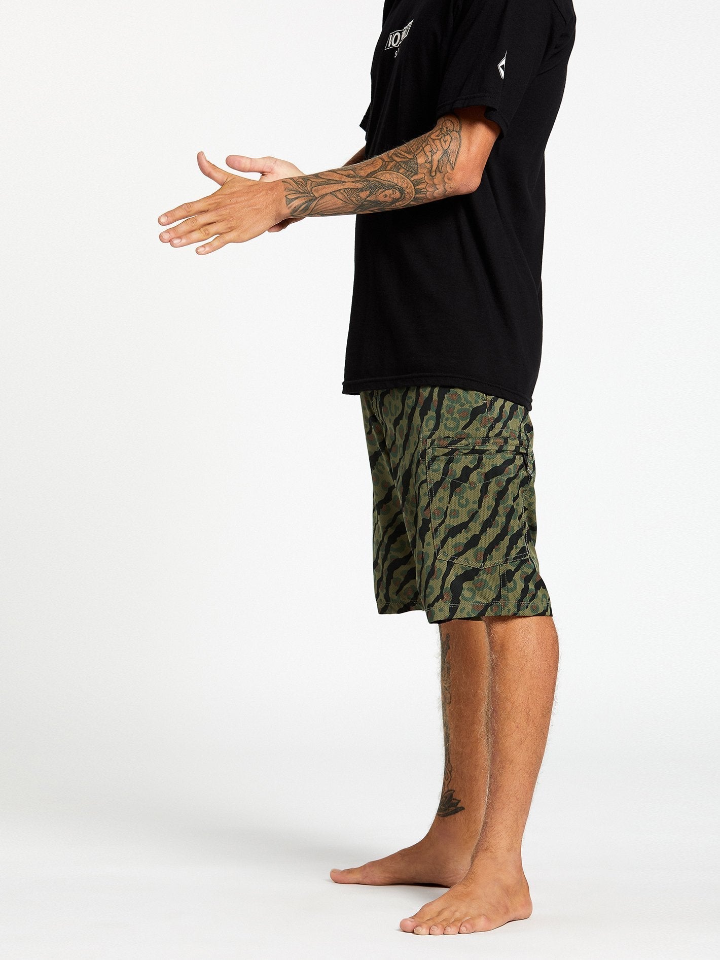Snt Dry Cargo 21" Boardshort - Army Green Combo