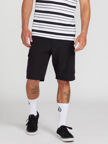 Surf'N'Turf Dry Cargo 21" Hybrid Short - Black
