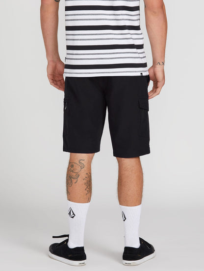 Surf'N'Turf Dry Cargo 21" Hybrid Short - Black