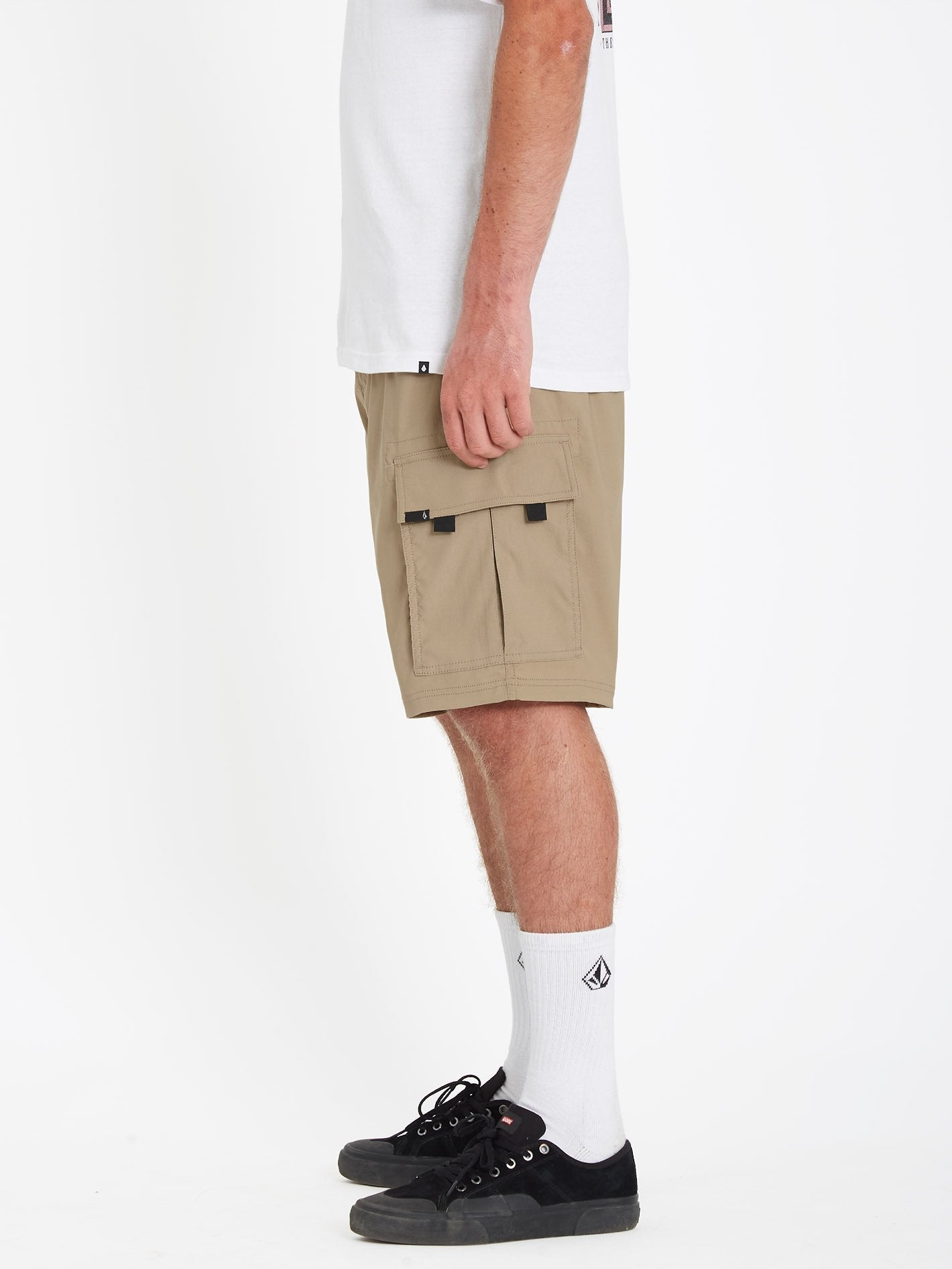 Skate Vitals Cargo Hybrid 21" Short - KHAKI