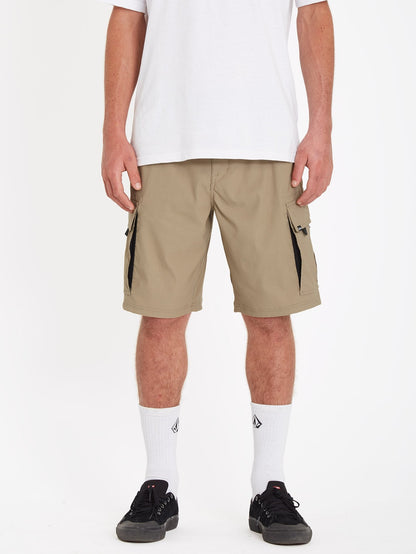 Skate Vitals Cargo Hybrid 21" Short - KHAKI