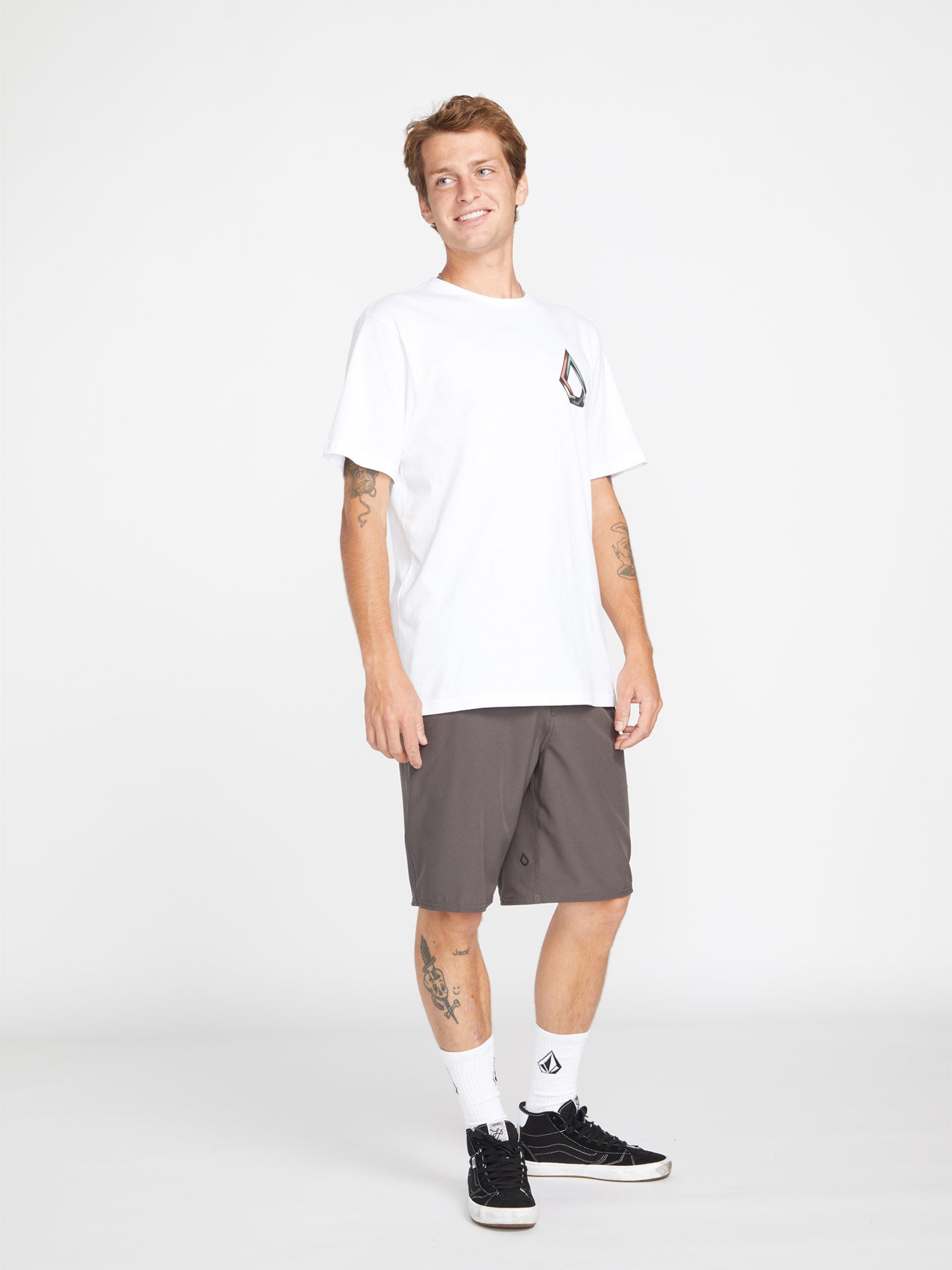Skate Vitals Axel 21" Hybrid Short - STORM CLOUD