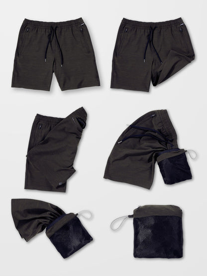 Wrecpack Hybrid 19" Short - BLACK