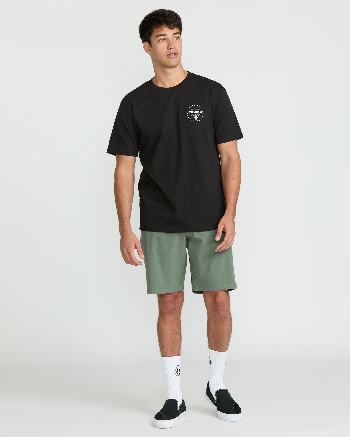 Frickin Cross Shred Static 20" Hybrid Short - Light Olive