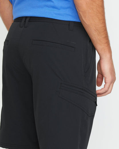 Cashed In Cargo 20" Hybrid Short - BLACK