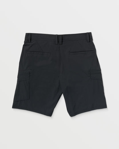 Cashed In Cargo 20" Hybrid Short - BLACK