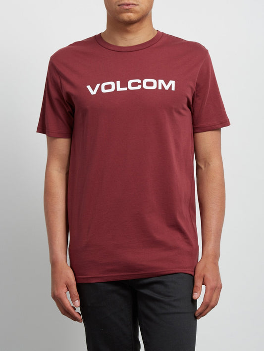Crisp Euro Tee - Crimson