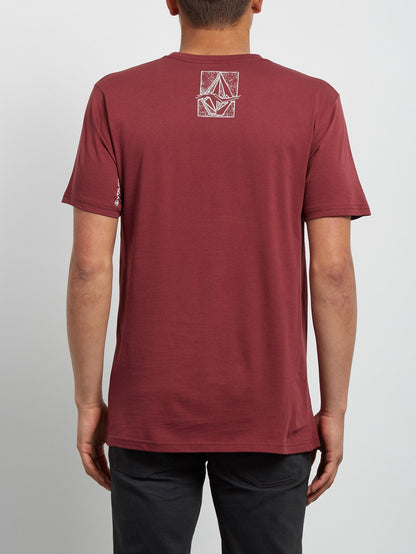 Edge Short Sleeve Tee - Crimson
