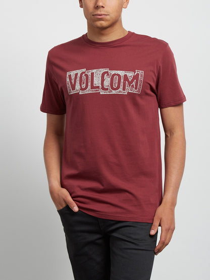 Edge Short Sleeve Tee - Crimson