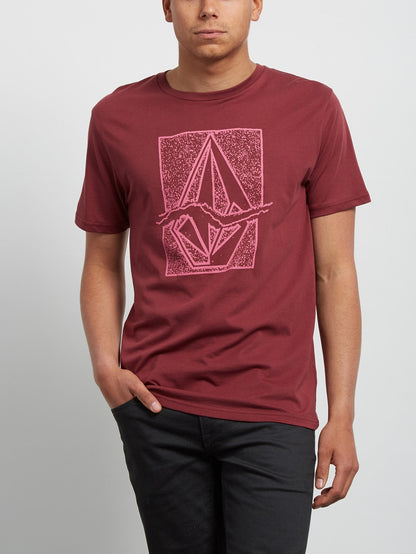 Rip Stone Tee - Crimson