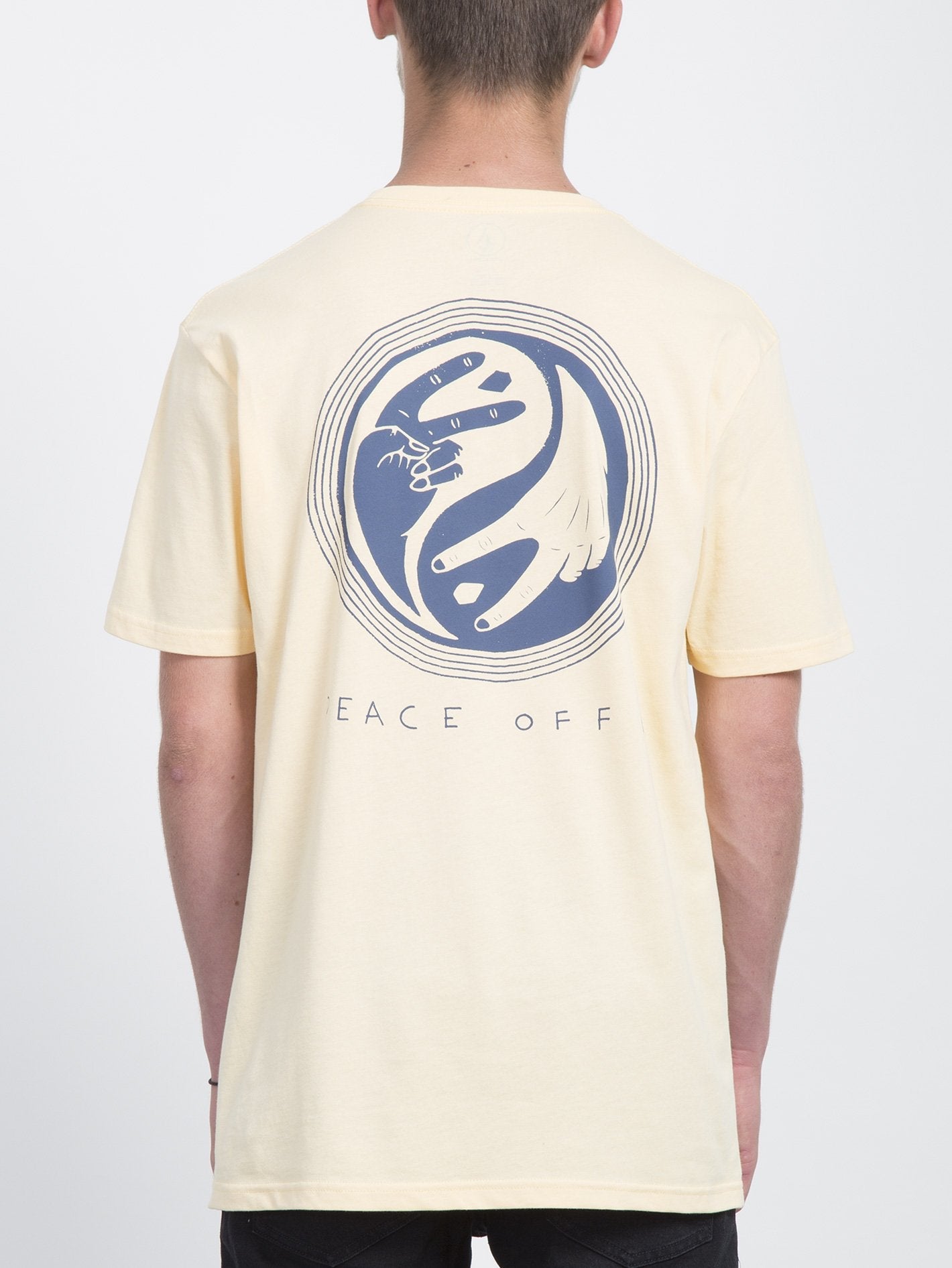 Peace Off T-shirt  - Light Peach