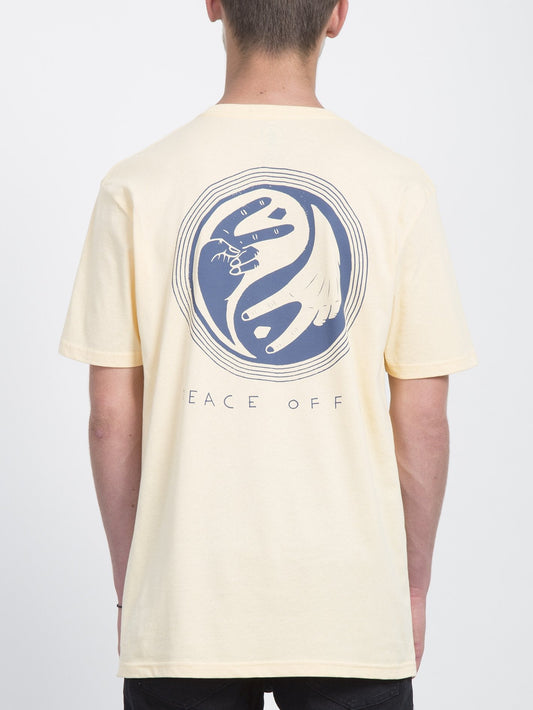 Peace Off T-shirt  - Light Peach