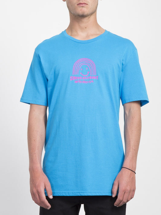 Ozzy Rainbow T-shirt  - Cyan Blue
