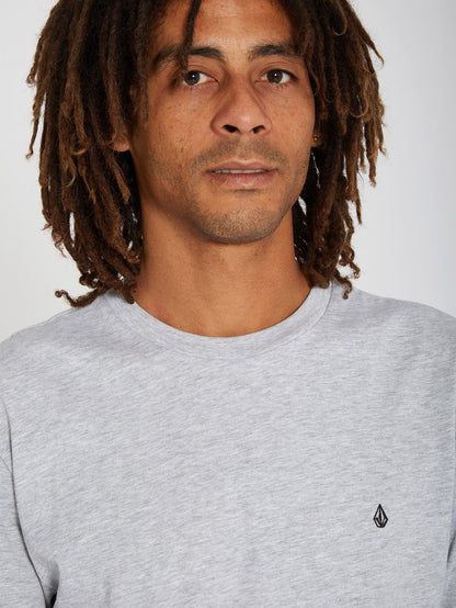 Stone Blanks T-shirt - HEATHER GREY