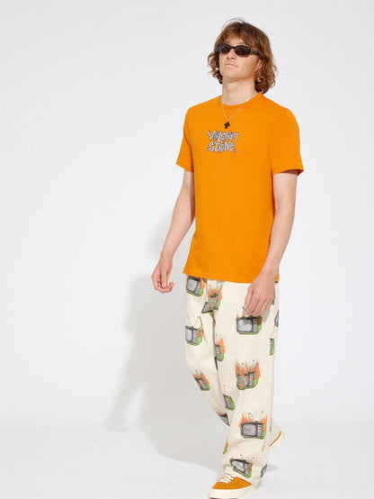 Justin Hager In Type T-shirt - SAFFRON
