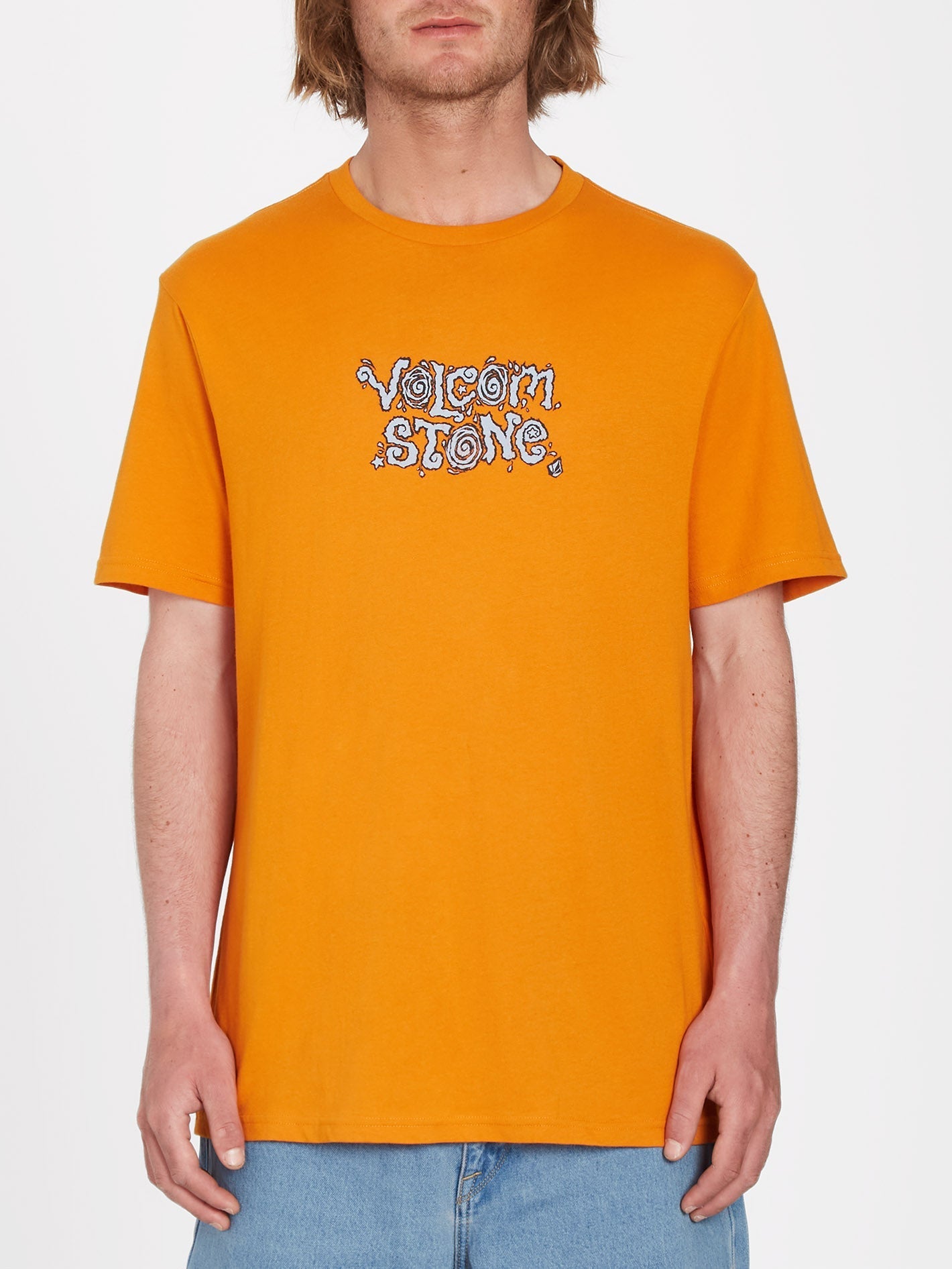 Justin Hager In Type T-shirt - SAFFRON