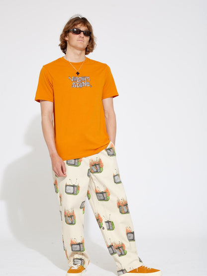 Justin Hager In Type T-shirt - SAFFRON