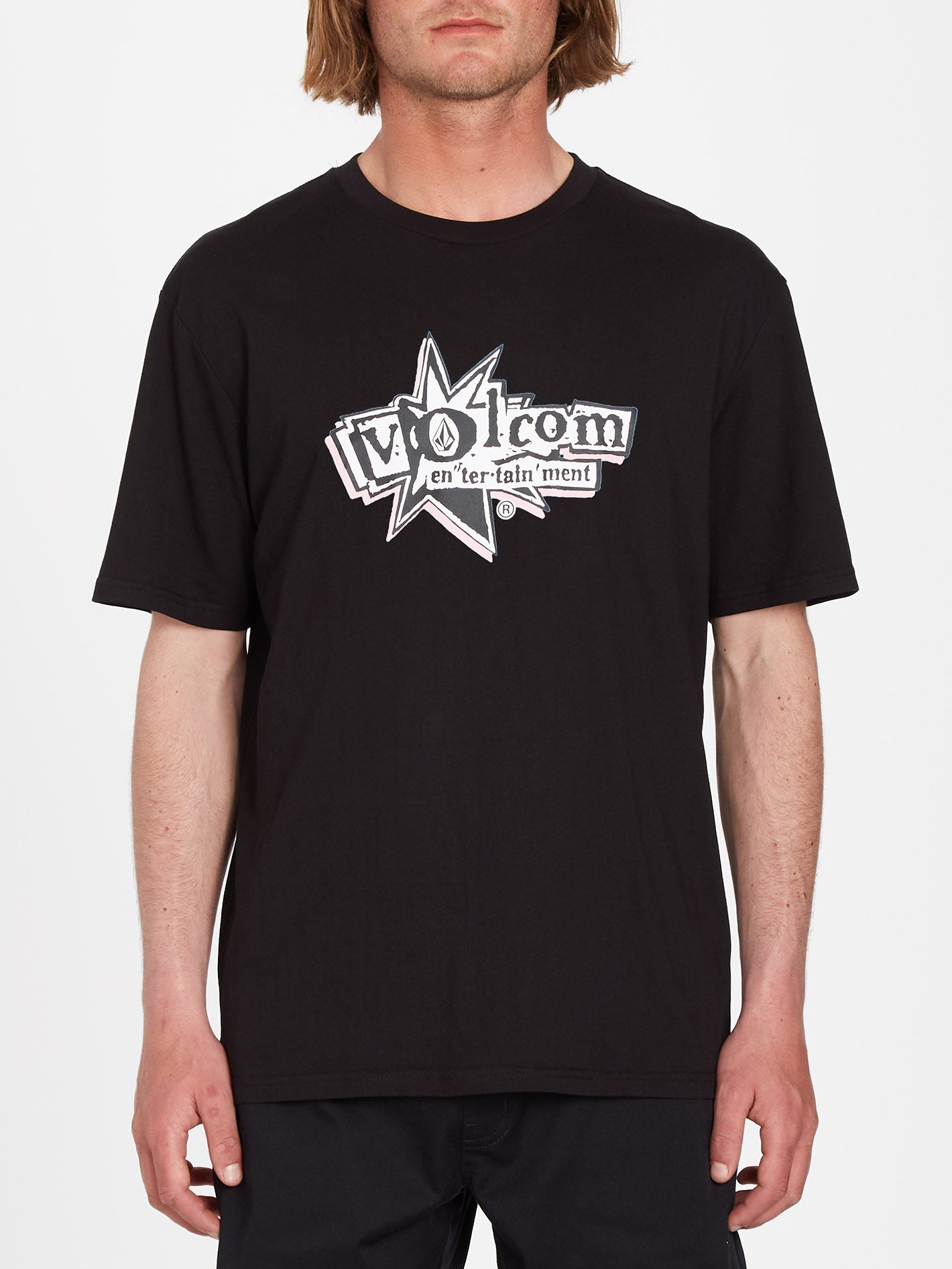 V Entertainment T-shirt - BLACK