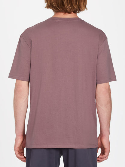 Crisp Stone T-shirt - BORDEAUX BROWN