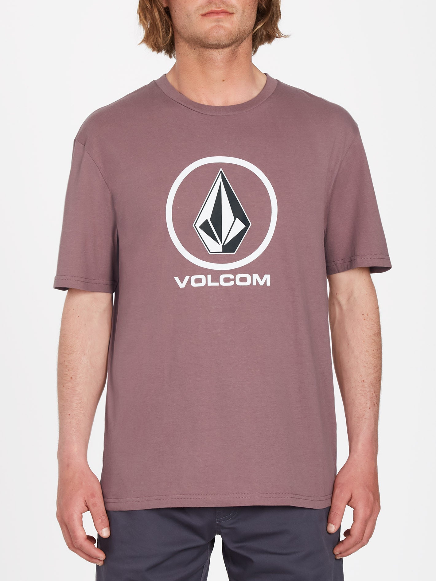 Crisp Stone T-shirt - BORDEAUX BROWN