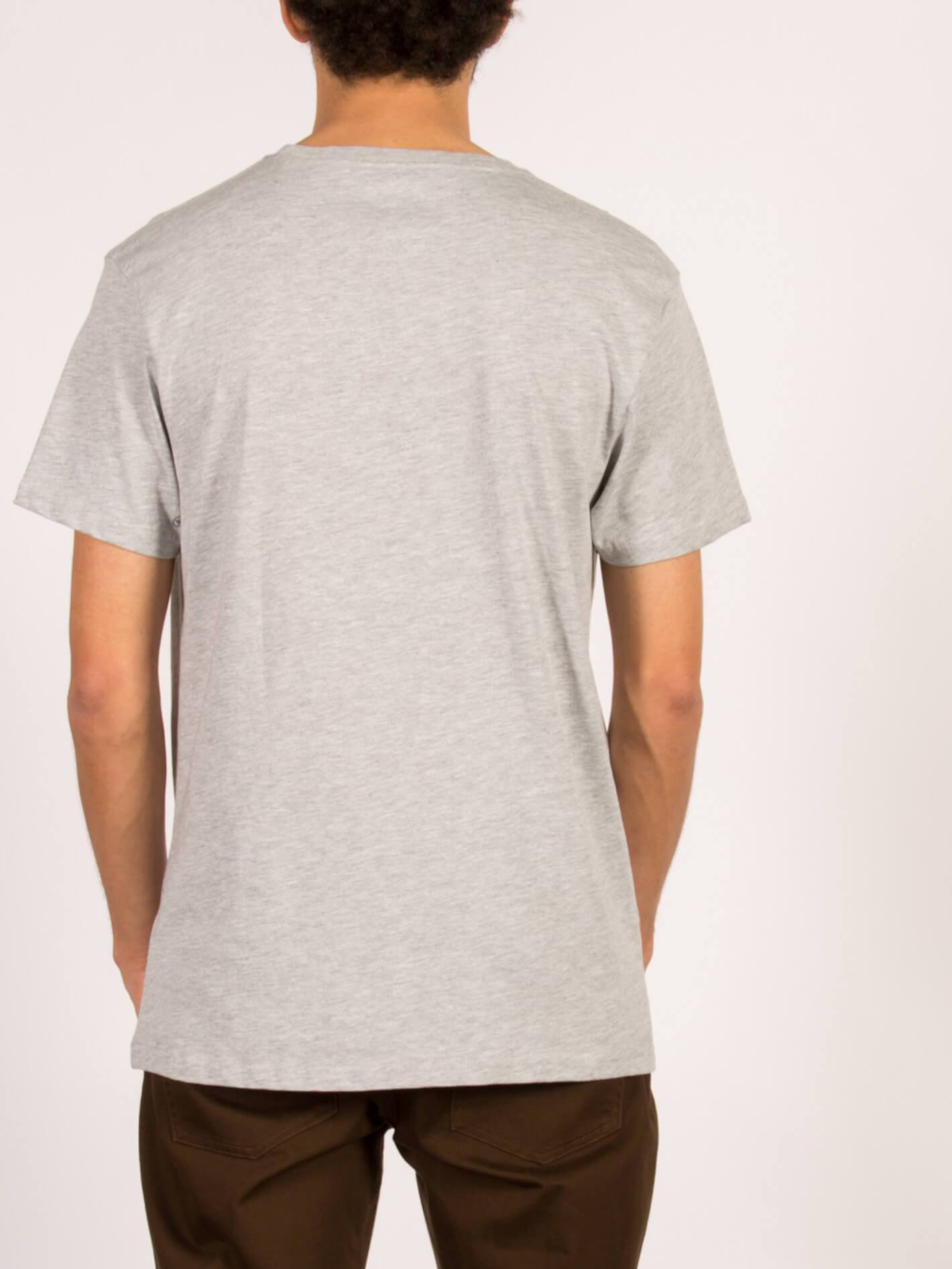 BURNT BSC SS HEATHER GREY