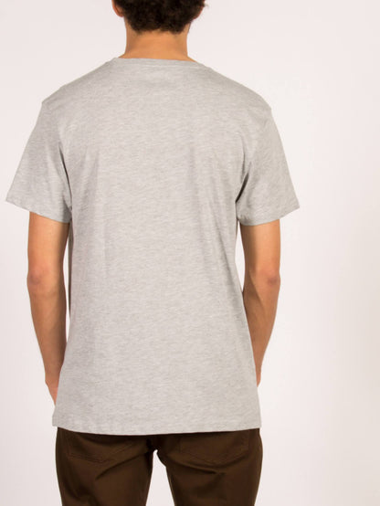 BURNT BSC SS HEATHER GREY
