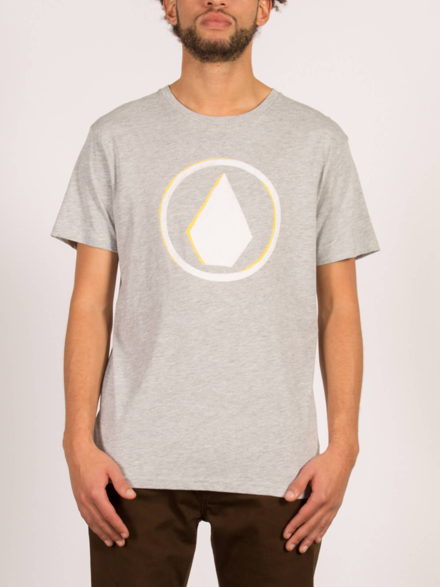 BURNT BSC SS HEATHER GREY