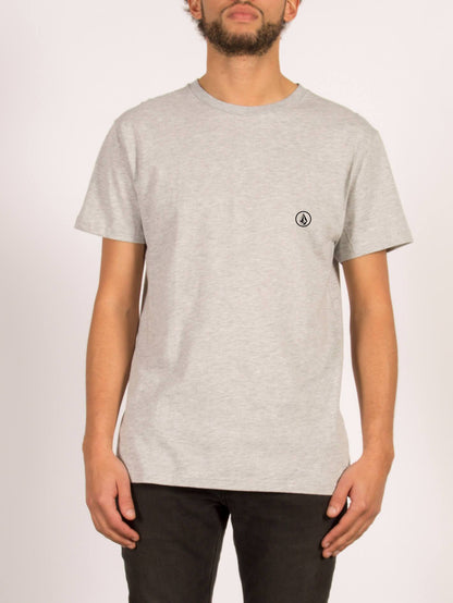 STONE BLANK BSC SS HEATHER GREY